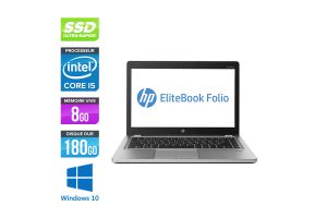 HP Folio 9470M - i5 - 8Go -180Go SSD -14'' HD+ - Win 10