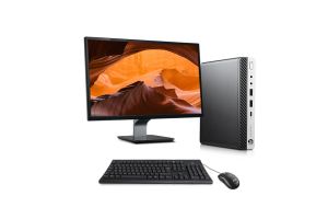 Pack PC bureau reconditionné - HP ProDesk 600 G4 DM + Écran 22" - i5-8500T - 8Go DDR4 - 240Go SSD - Windows 11