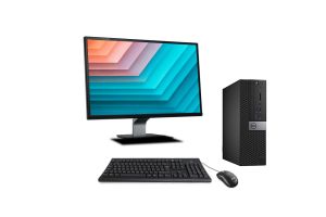 Pack Pc avec écran 22" reconditionné - Dell Optiplex 7040 SFF - i5 - 16Go - 240 Go SSD - Win 10 - Ecran 22