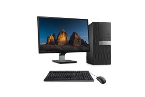 Pack PC bureau reconditionné + Écran 22" - Dell Optiplex 7040 Tour - i5 - 8Go - 240Go SSD - Win 10