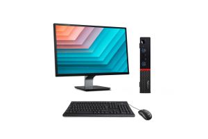 Pack PC bureau reconditionné Lenovo ThinkCentre M700 Tiny - I5-6500T - 8Go RAM DDR4 - 240 Go SSD - W10 + 22"