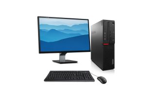 Pack PC bureau reconditionné - Lenovo ThinkCentre M800 SFF - i5 - 16Go - 500 SSD - Windows 10 - Ecran 24 pouces