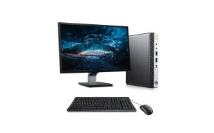 Pack Pc de bureau HP EliteDesk 800 G3 DM reconditionné + Écran 22"