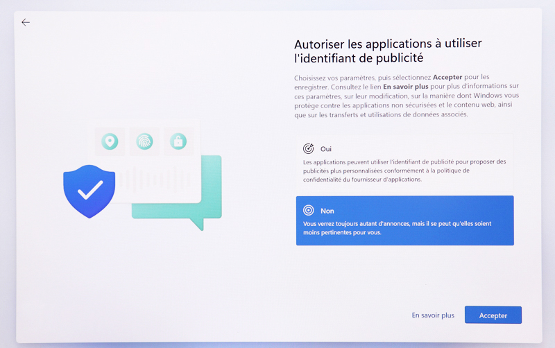 Demande d'autorisation à utiliser identifiant de publicité