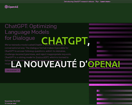 ChatGPT, la nouvelle IA conversationnelle