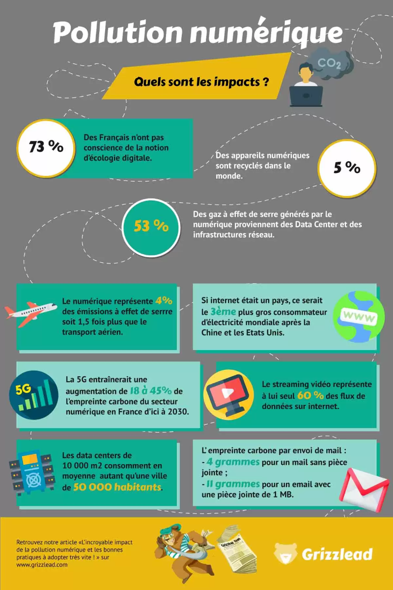 Impact pollution numérique
