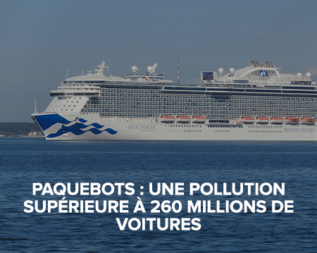 Une flotte de 94 paquebots émet plus d’oxyde de soufre que la totalité des voitures européennes