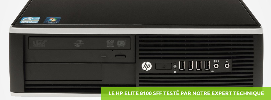 Bannière HP Elite 8100 SFF testé par notre expert technique