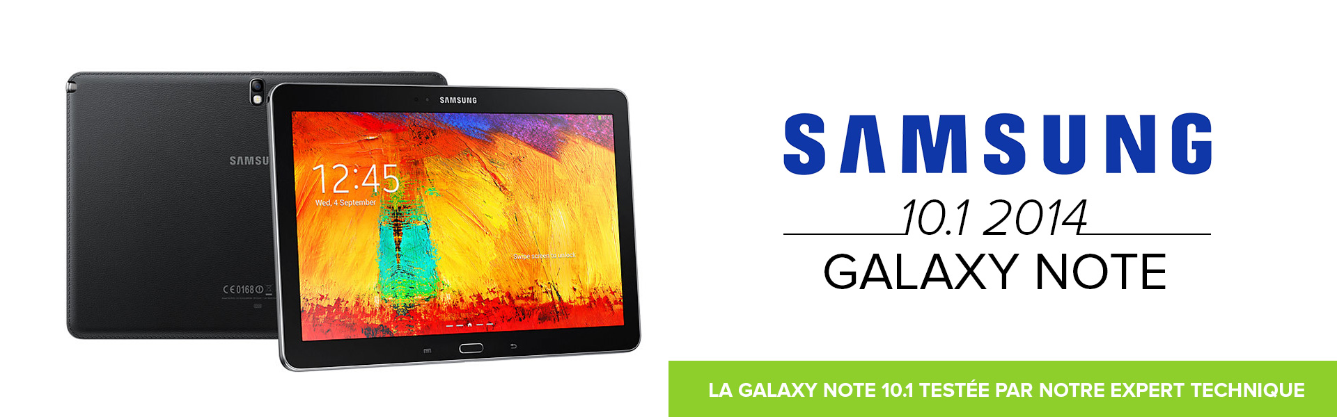 Test produit sur Tablette tactile reconditionnée - Samsung Galaxy Note 10.1