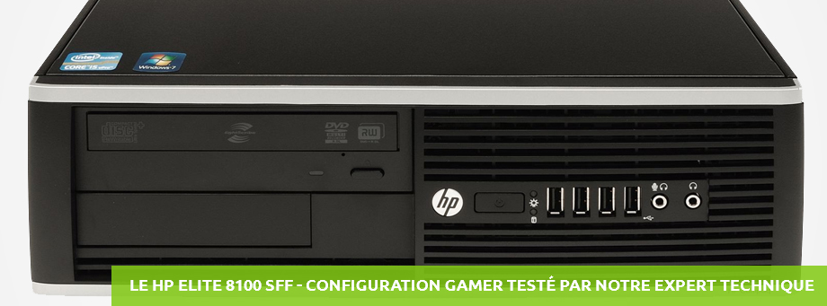 Bannière HP Elite 8100 SFF Gamer testé par notre expert technique