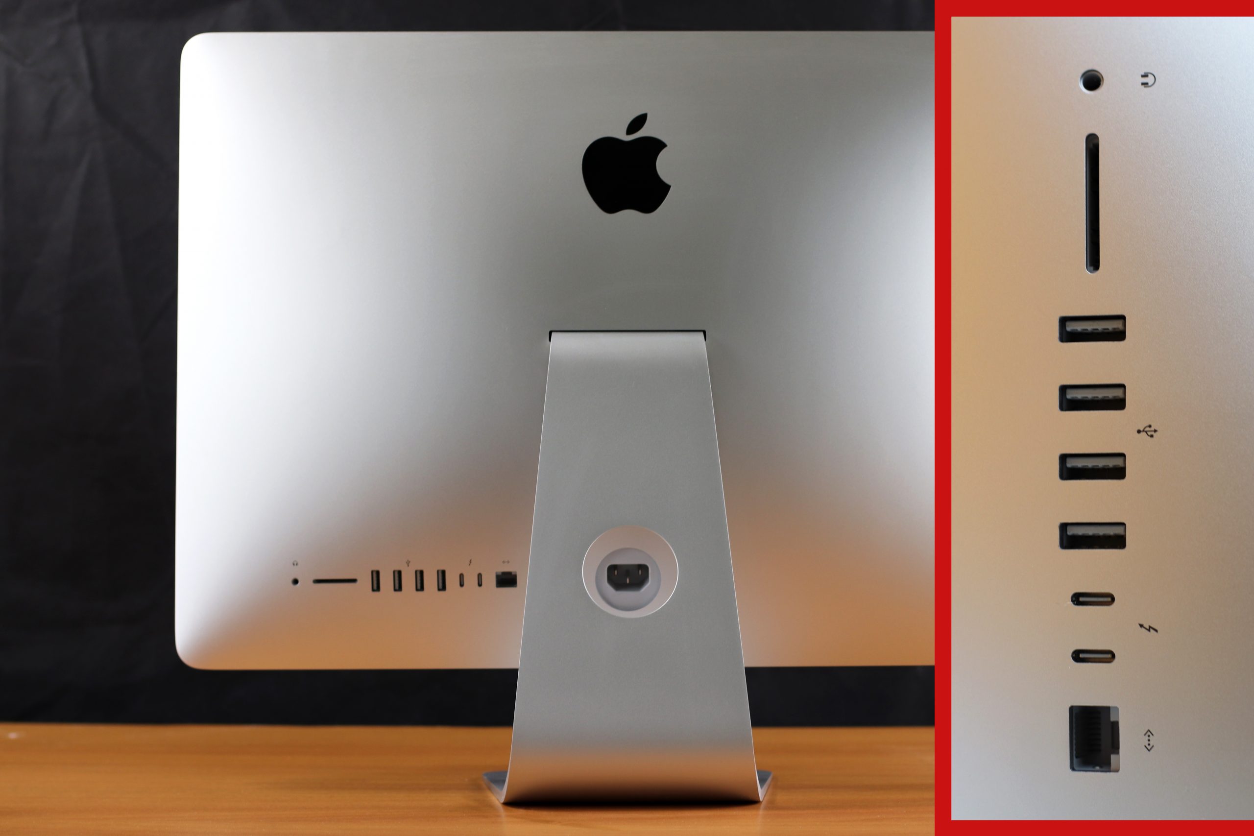 Connectique du Apple iMac 21.5 - MacOS