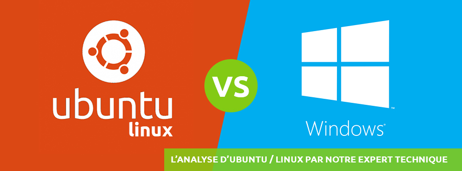 Bannière Ubuntu vs Windows